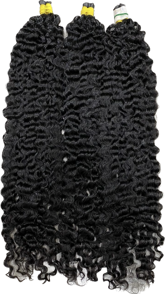 Burmese Curly Bulk Braiding hair